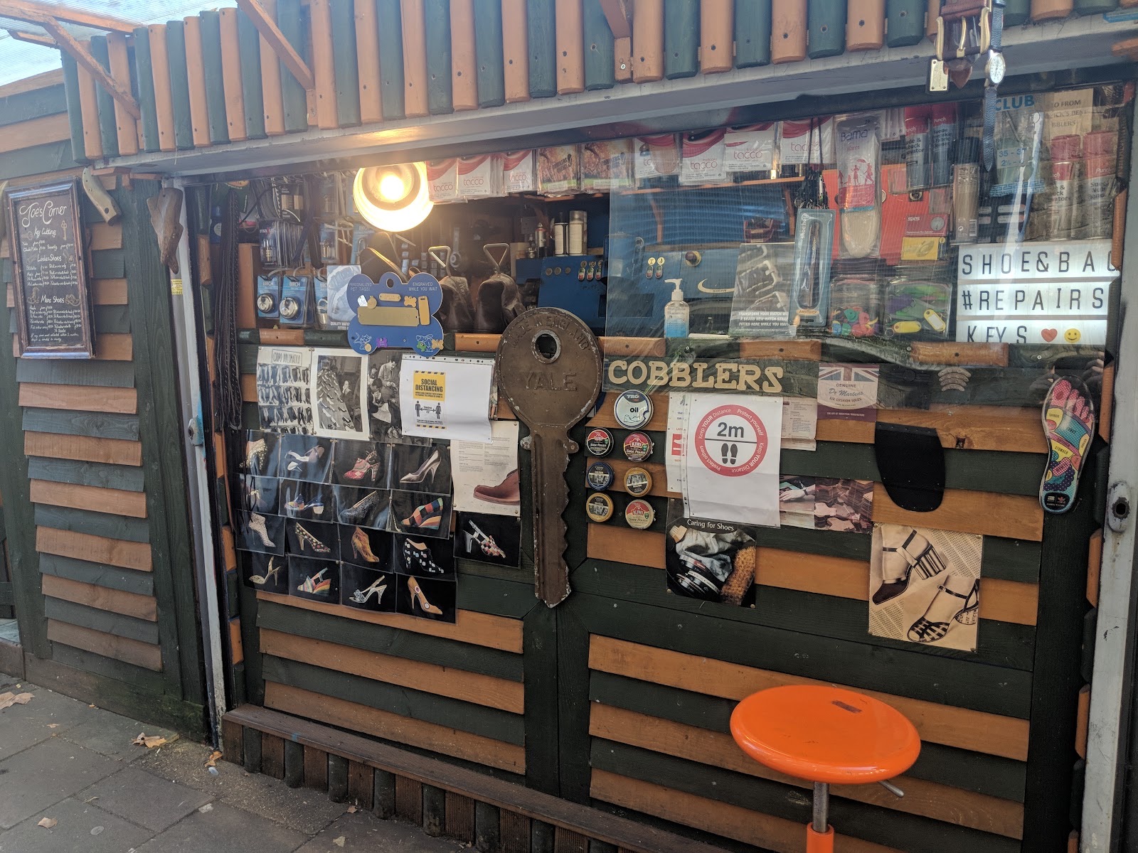 Joes Corner Cobbler's in Chiswick London